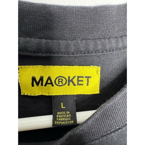 MARKET BASS ARC Men's Graphic T-Shirt Black - Size Large - Picture 3 of 14